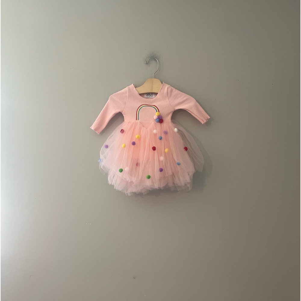 $34 ADD ON Lola and the Boys DRESS Pink Tulle Dress 6-12M Zara H&M Noralee‎